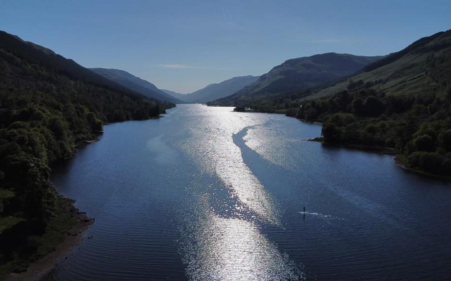 Loch Voil from the air