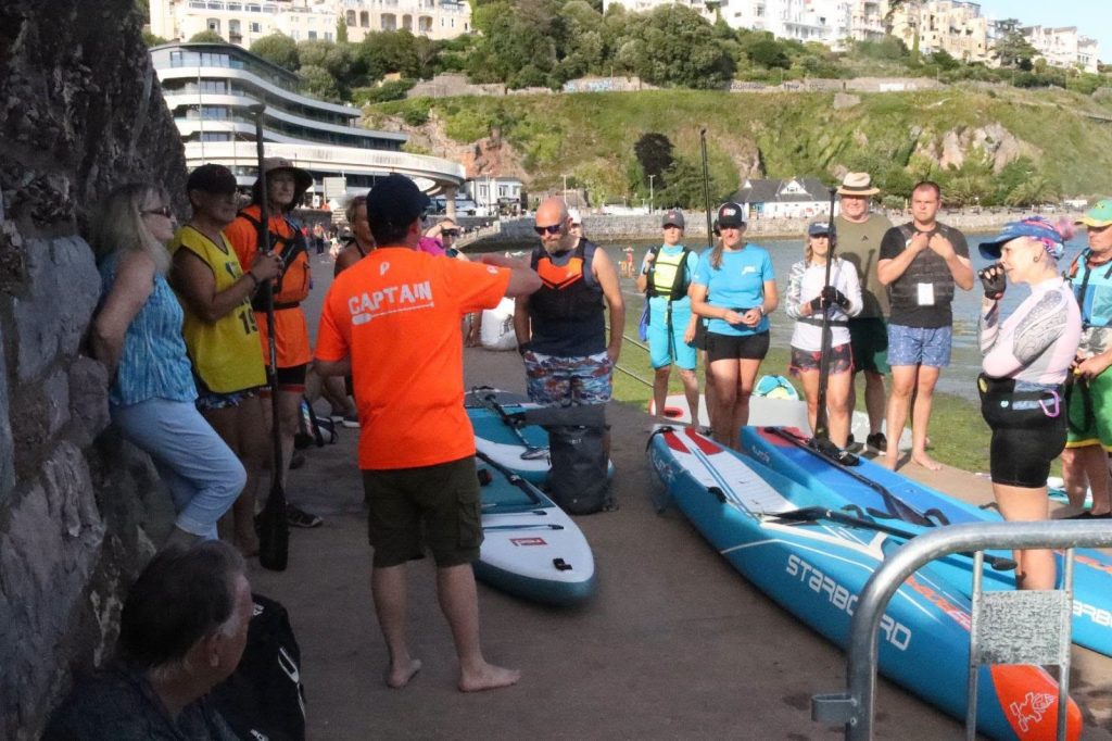 The Safety Briefing on Torre Abbey Sands
